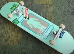 Girl complete skateboard