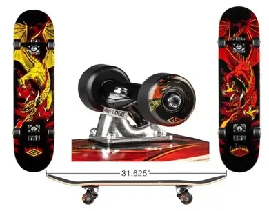 Powell Golden Dragon - Skateboard for Teenager